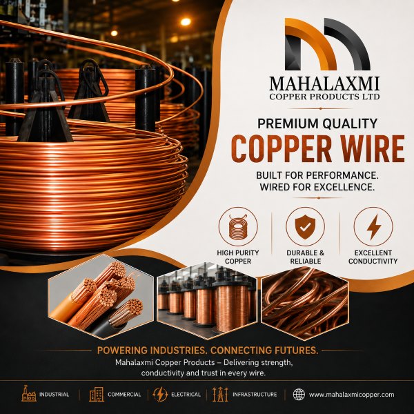 Copper Wire Manufacturer in Ahmedabad – Mahalaxmi Copper