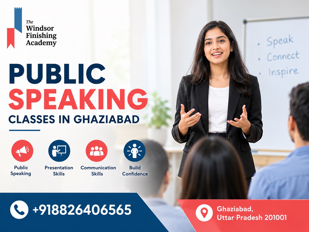 Public Speaking Classes Ghaziabad | The Windsor Finishing Academy