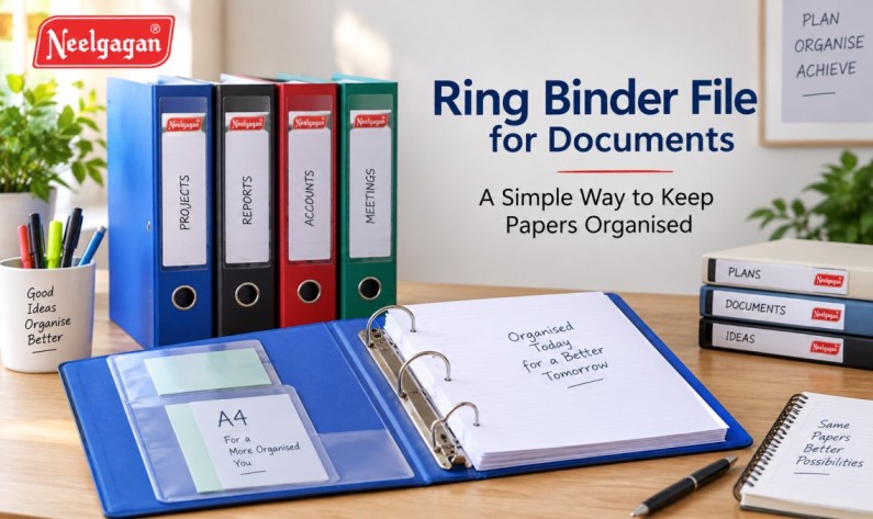 Ring Binder File for Easy Document Organisation