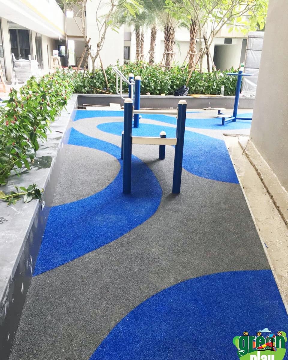 EPDM Gym Flooring Recycled Rubber Mat Manufacturers in India